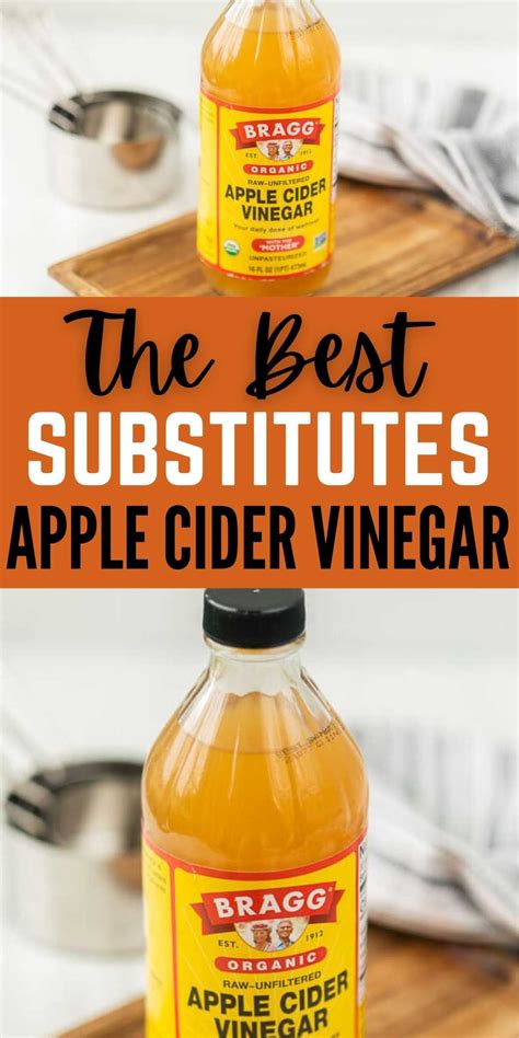 cider vinegar substitute